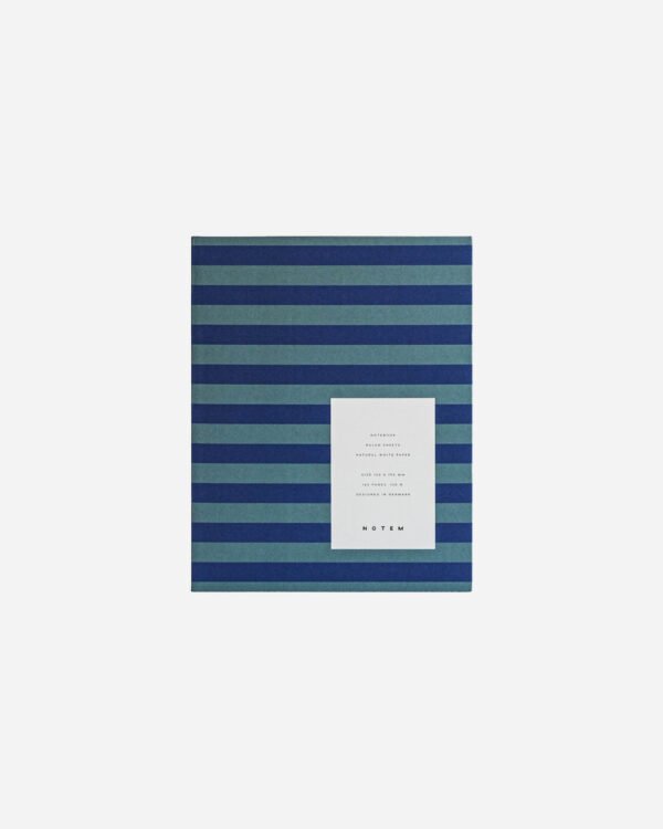 Uma Notebook Medium – Blue Stripes