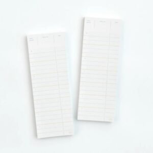 Analogue Keeper's Weekly Pace Memo, which allows the user to see his or her week's priorities and appointments at a glance.