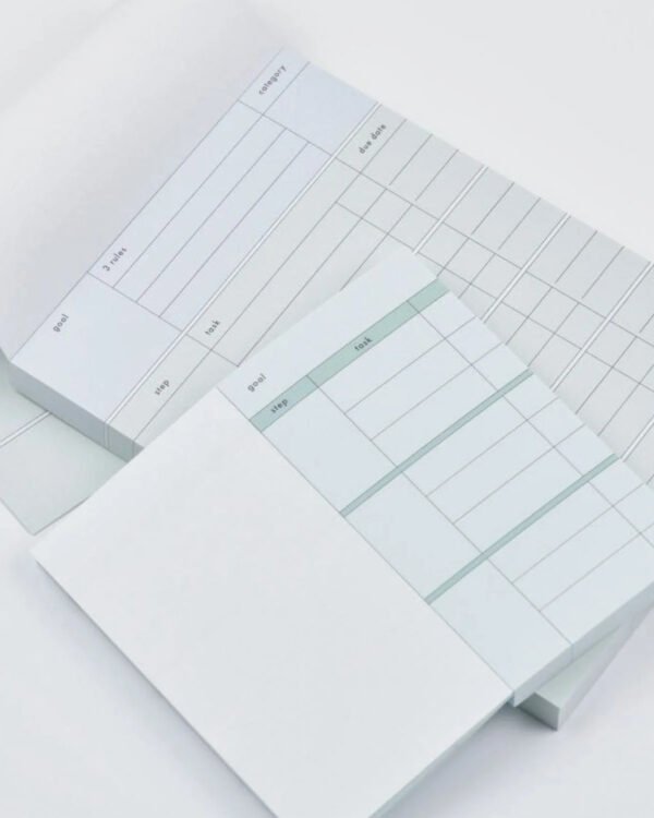 Analogue Keeper's small Step Memo Pad opens at the left (vertically) while the large Step Memo Pad opens at the top (horizontally).